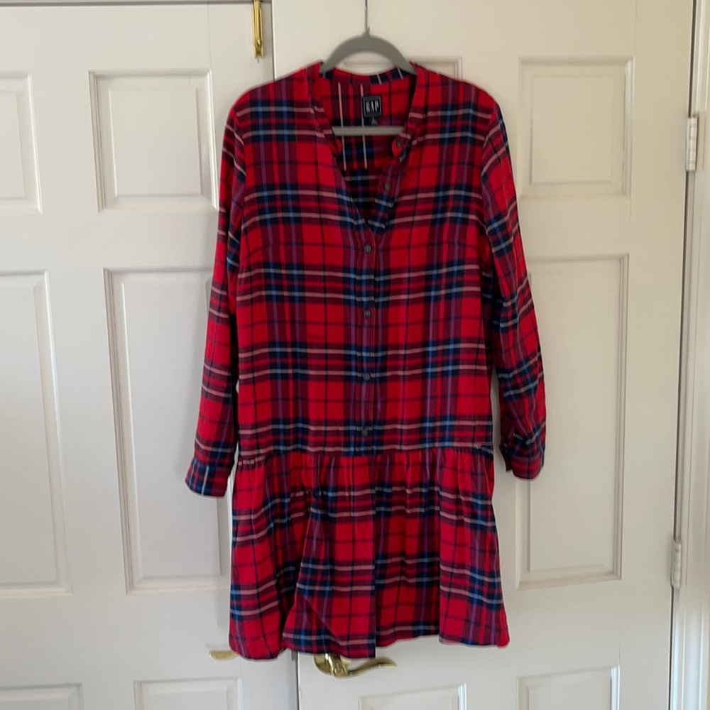 GAP Plaid Dress worn 1 time
